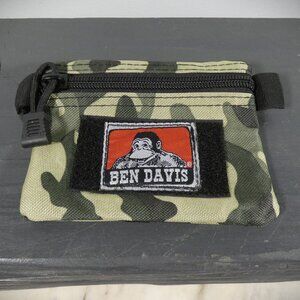 Ben Davis Waist, Small Zippered Pouch for Cards and Change Camo Pattern